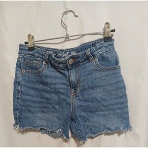 Cat & Jack Denim Stretch Blue Jean Shorts Size L 10/12
